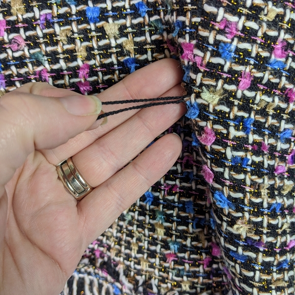 Cache blounce tweed fringe jacket blazer - Picture 5 of 9